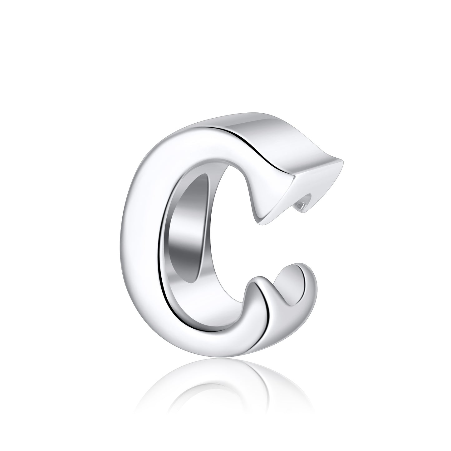InitialLetterCharmsforWomenbyGingerLyne|ItalianStyleSingleBraceletCharmforher|SterlingSilverInitialAforCharmBracelet_C-1
