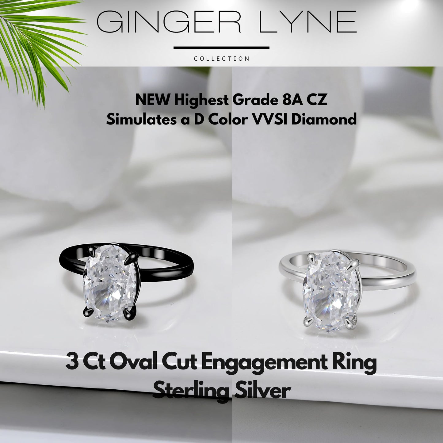 Solitaire3CtOvalEngagementRingforWomenSterlingSilverCZGingerLyneCollection_Black-3