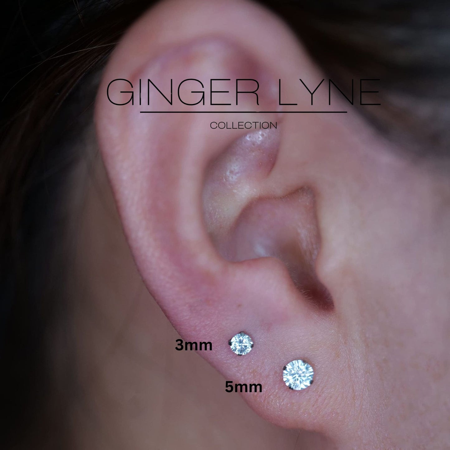 SolitaireFlatBackStudEarringsbyGingerLyneSterlingSilver5ACZ3mmor5mmStone_Gold-7