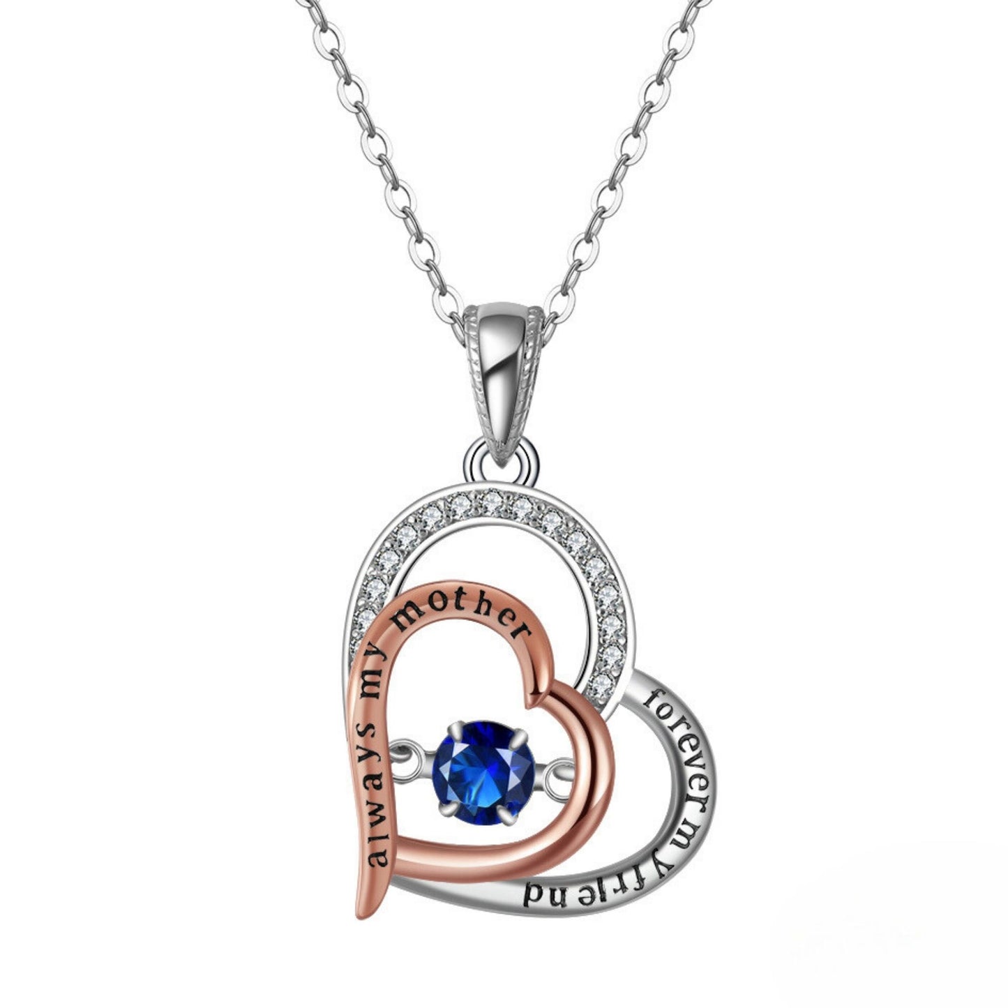 BirthstoneMomNecklaceforMotherbyGingerLyneSterlingSilverSwingingCZ_September-1