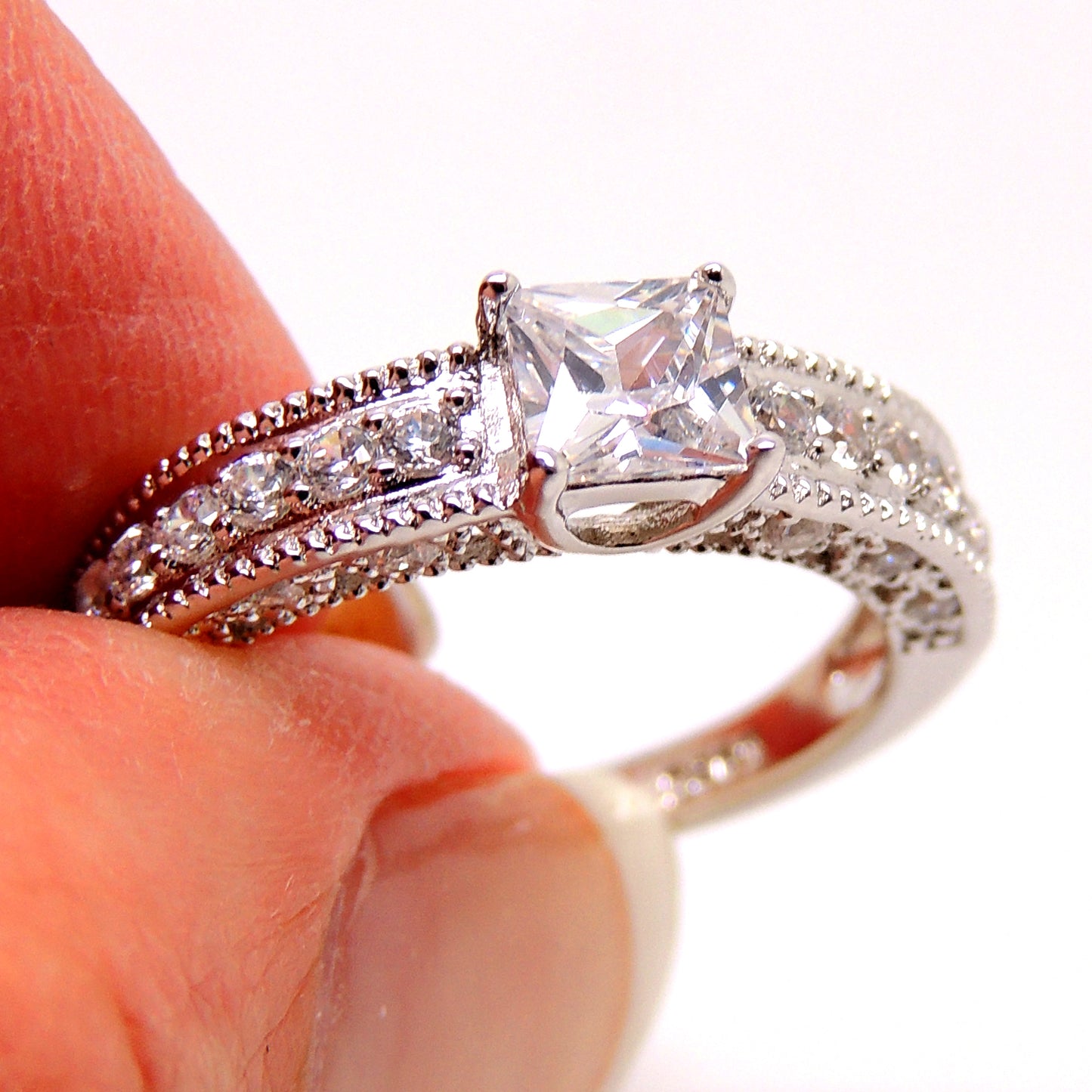 AnabelleEngagementRingSterlingSilverSolitaireWeddingGingerLyneCollectionSize9_Silver-5