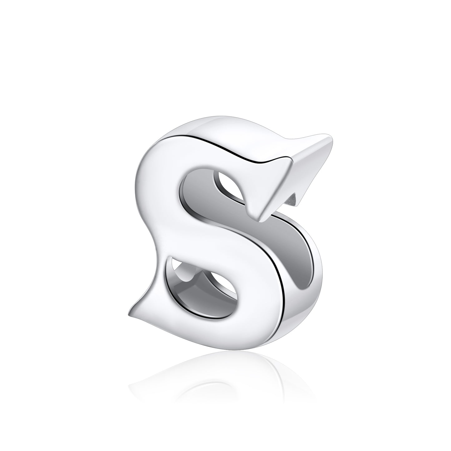 InitialLetterCharmsforWomenbyGingerLyne|ItalianStyleSingleBraceletCharmforher|SterlingSilverInitialAforCharmBracelet_S-1