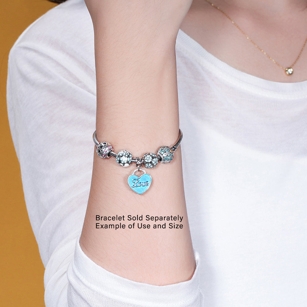 HeartCharmEuropeanBeadSterlingSilverBlueGingerLyneCollection_Blue-4