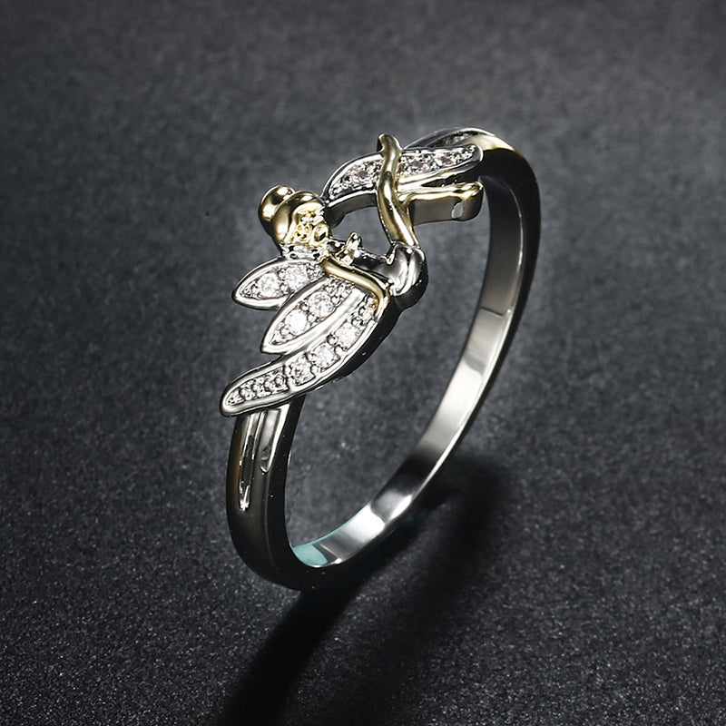 FairyWingsAngelRingforWomenCzGoldPlatedGingerLyneCollection_Silver-2