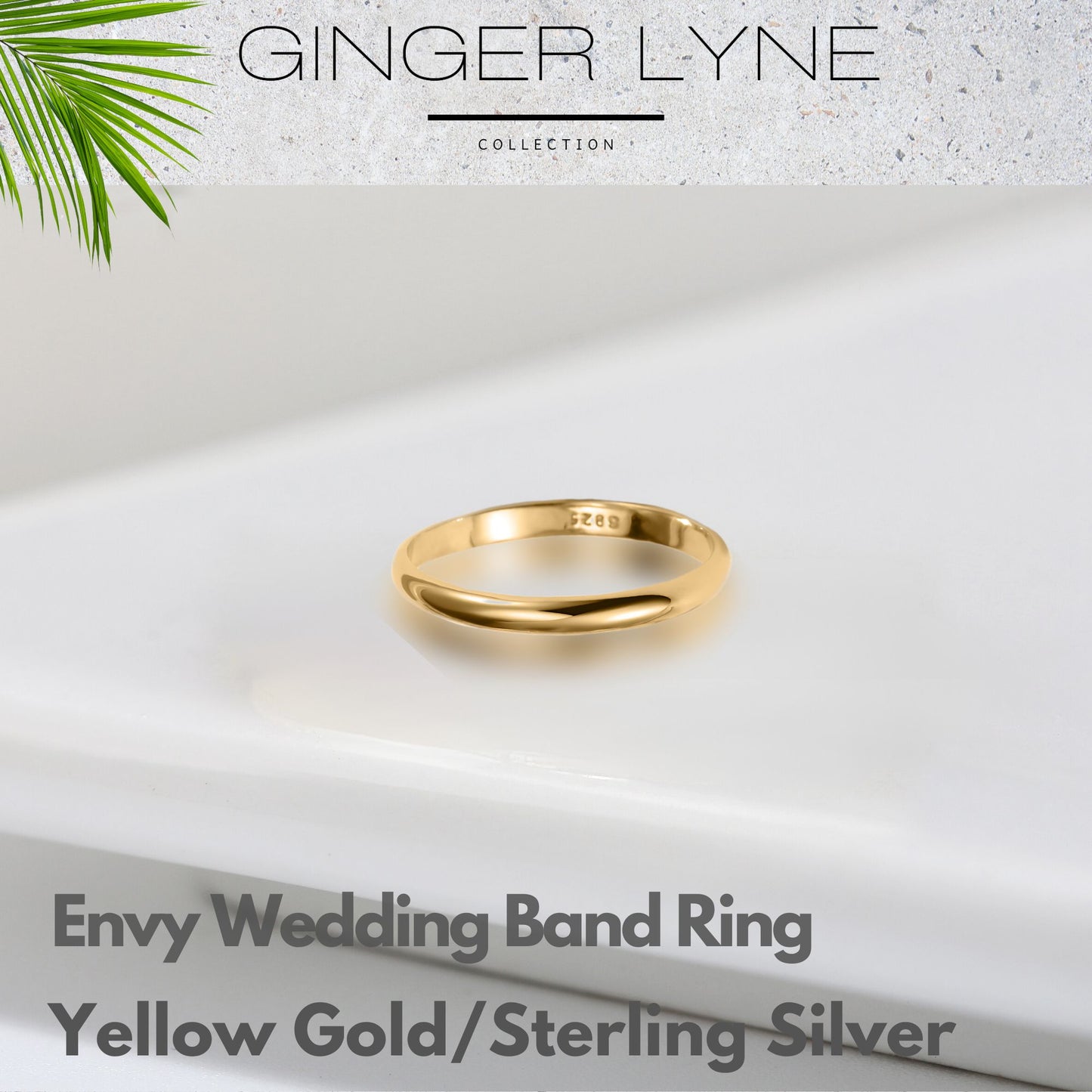 2mmWeddingBandforMenSterlingSilverGoldRingforWomenGingerLyneCollection_Gold-2