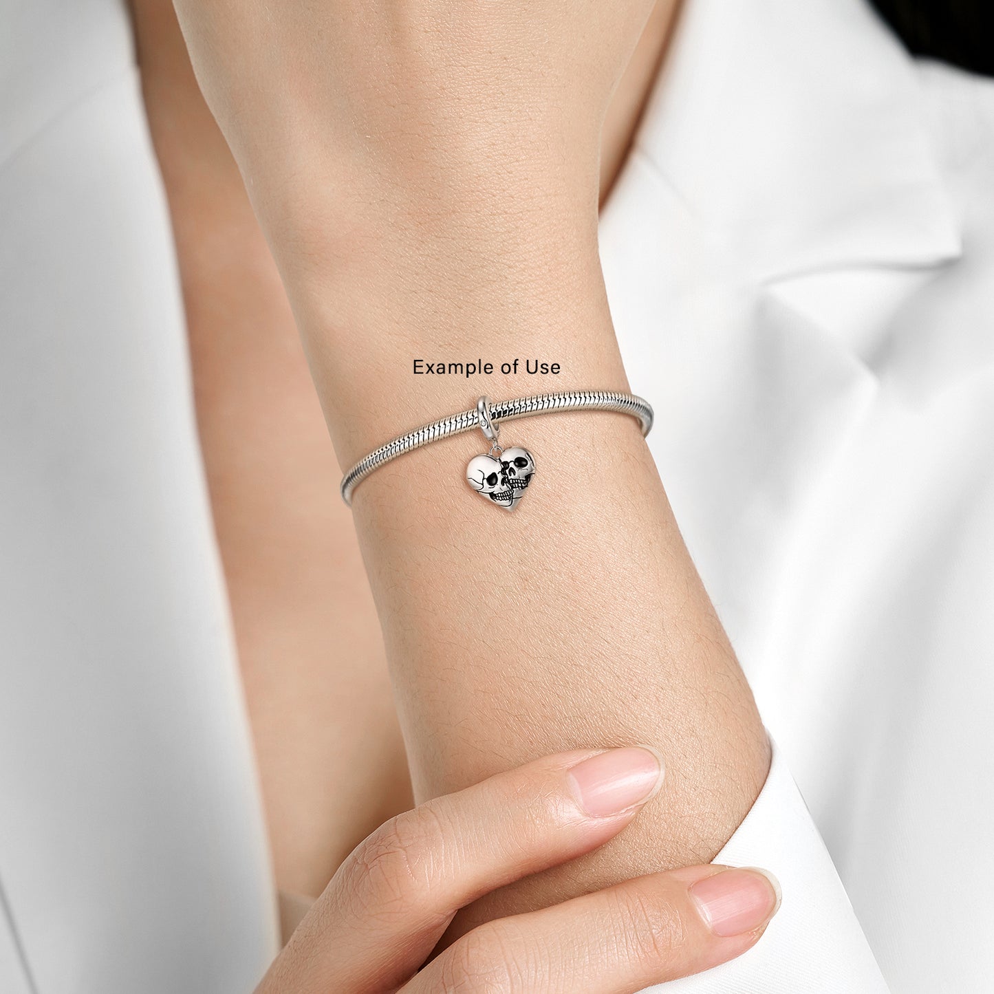SkullsHeartCharmEuropeanBeadCZSterlingSilverGingerLyneCollection_Silver-2
