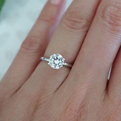 AmoreSolitaireEngagementRingforWomenMoissaniteSterlingSilverGingerLyneCollection_2CTSilver-3