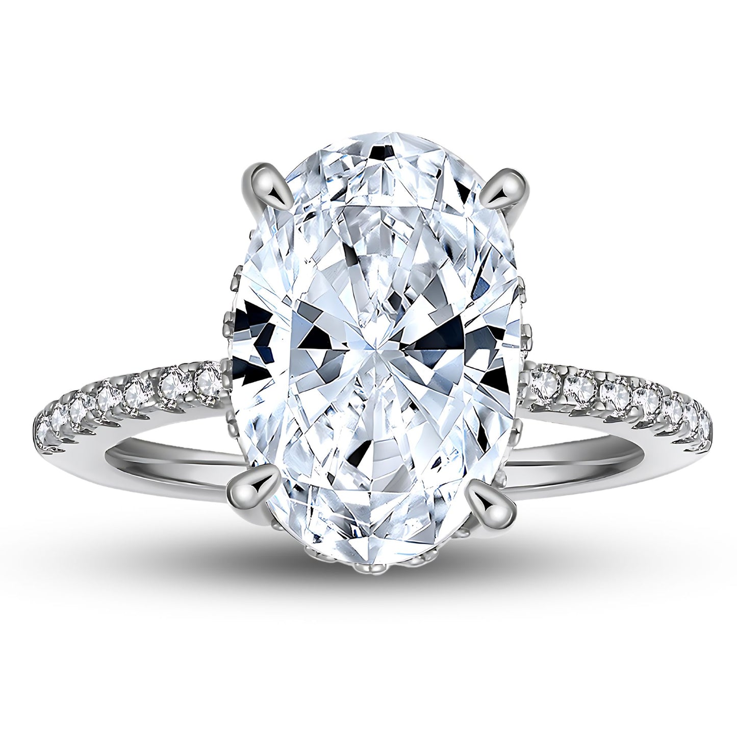 Solitaire3CtOvalEngagementRingforWomenSterlingSilverCZGingerLyneCollection_Black-1