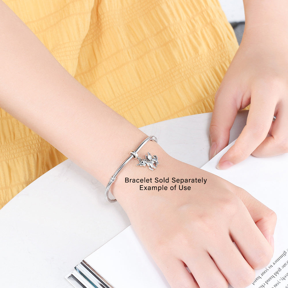 UnicornCharmEuropeanBeadSterlingSilverGingerLyneCollection_Silver-5