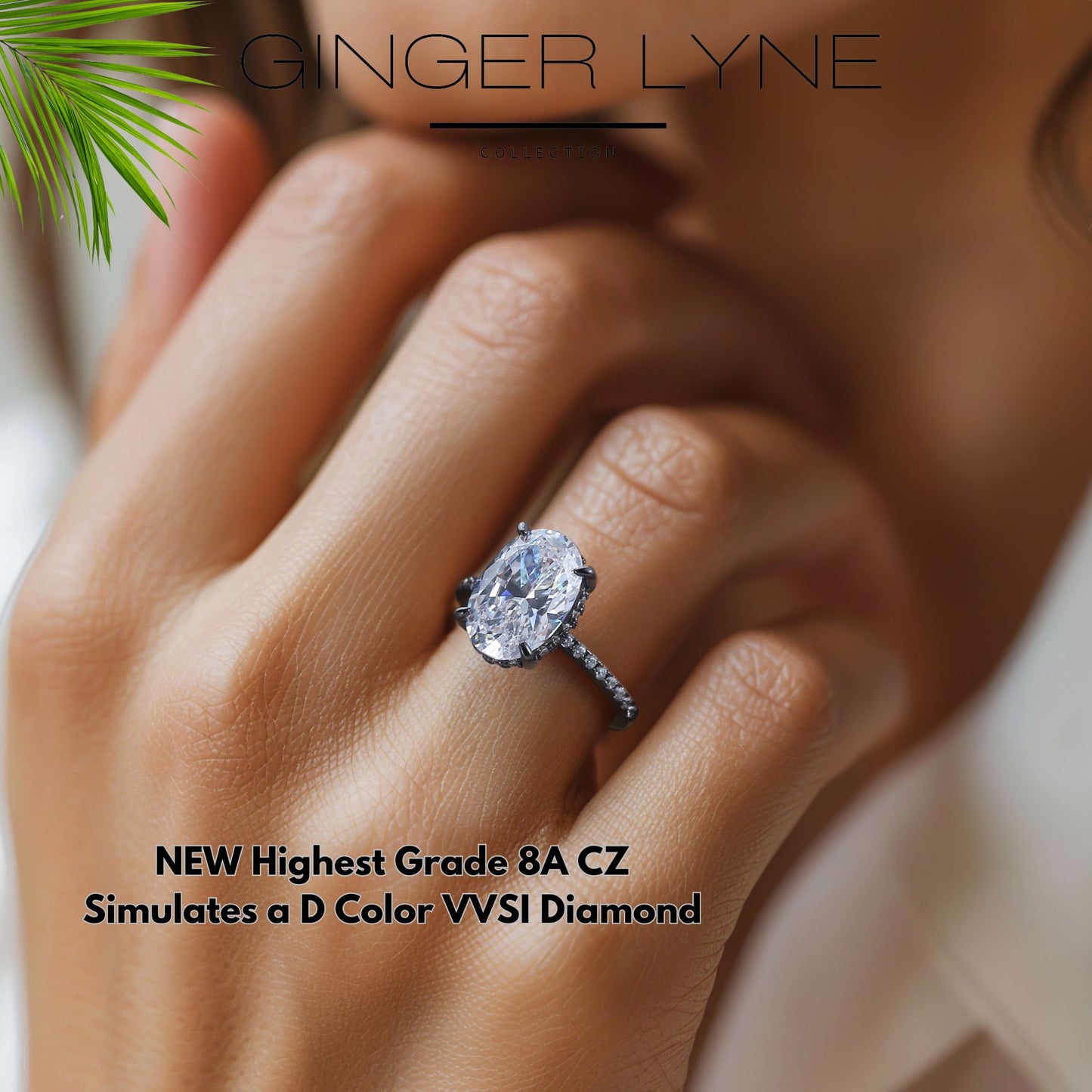 Solitaire3CtOvalEngagementRingforWomenSterlingSilverCZGingerLyneCollection_WGold-3