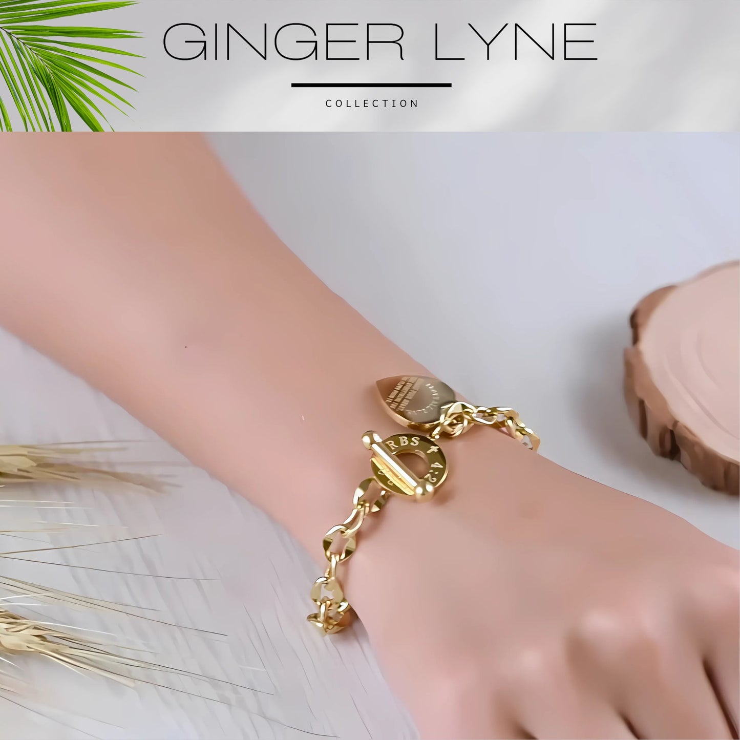 ReligiousCrossBraceletbyGingerLyneAdjustableStainlessSteelChainSilverorGoldFinish_Gold-4