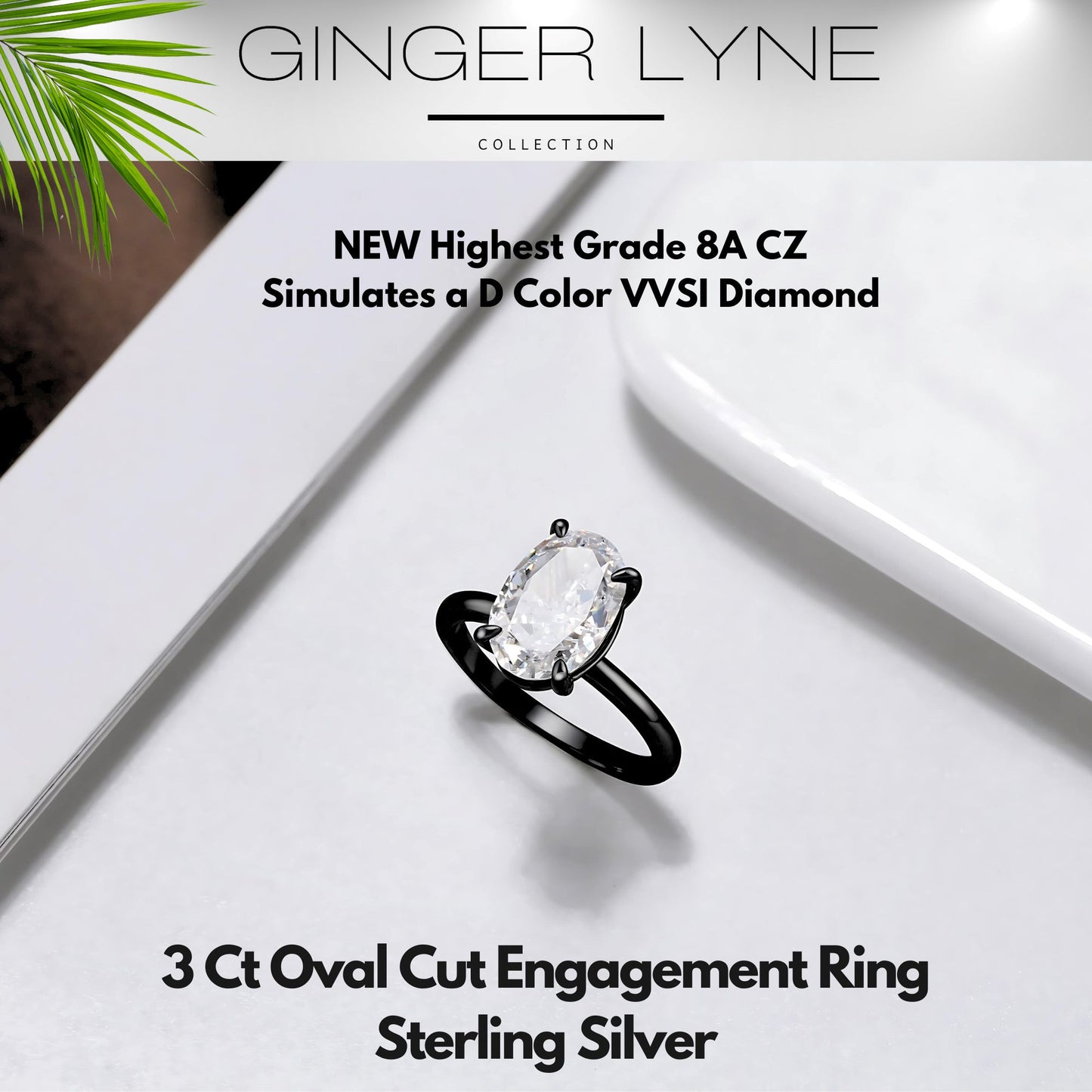 Solitaire3CtOvalEngagementRingforWomenSterlingSilverCZGingerLyneCollection_Black-4
