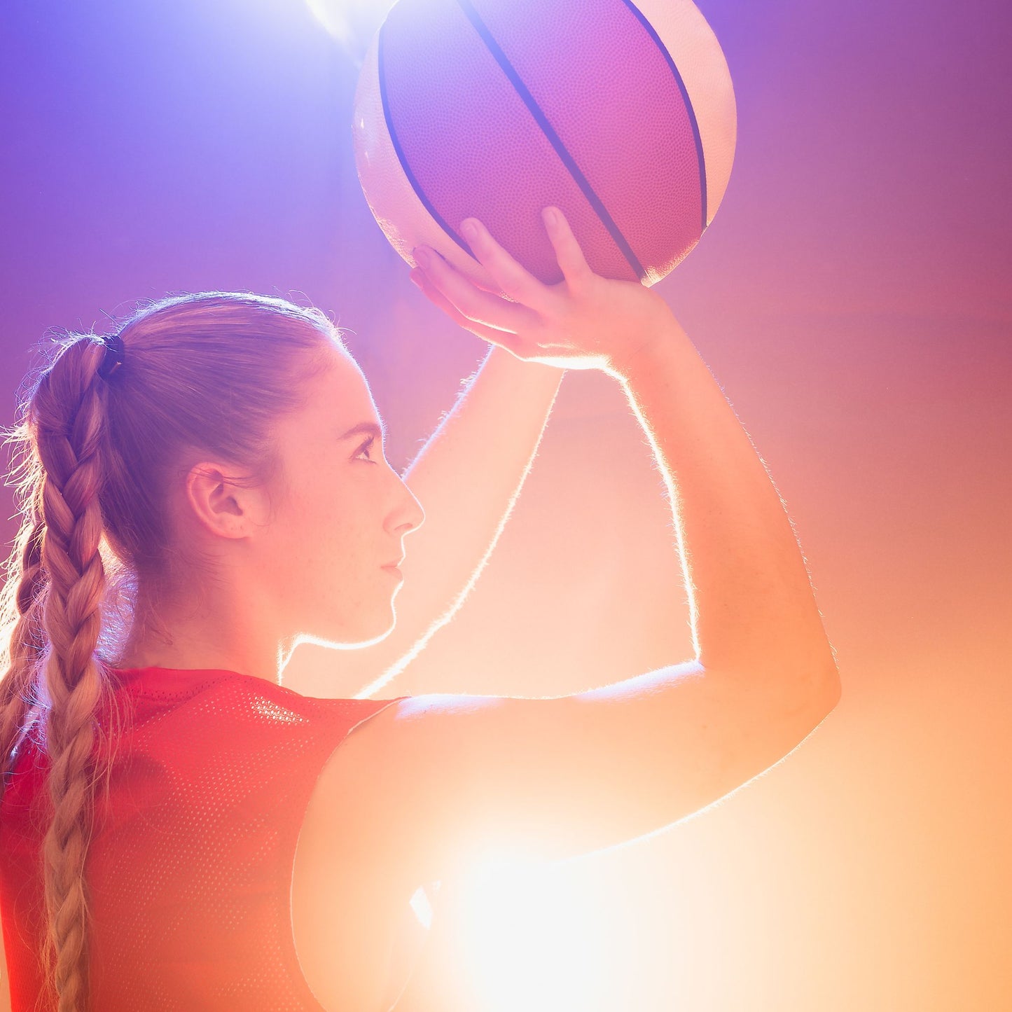 LoveBasketballCharmEuropeanBeadCZRedSterlingSilverGingerLyneCollection_Red-3