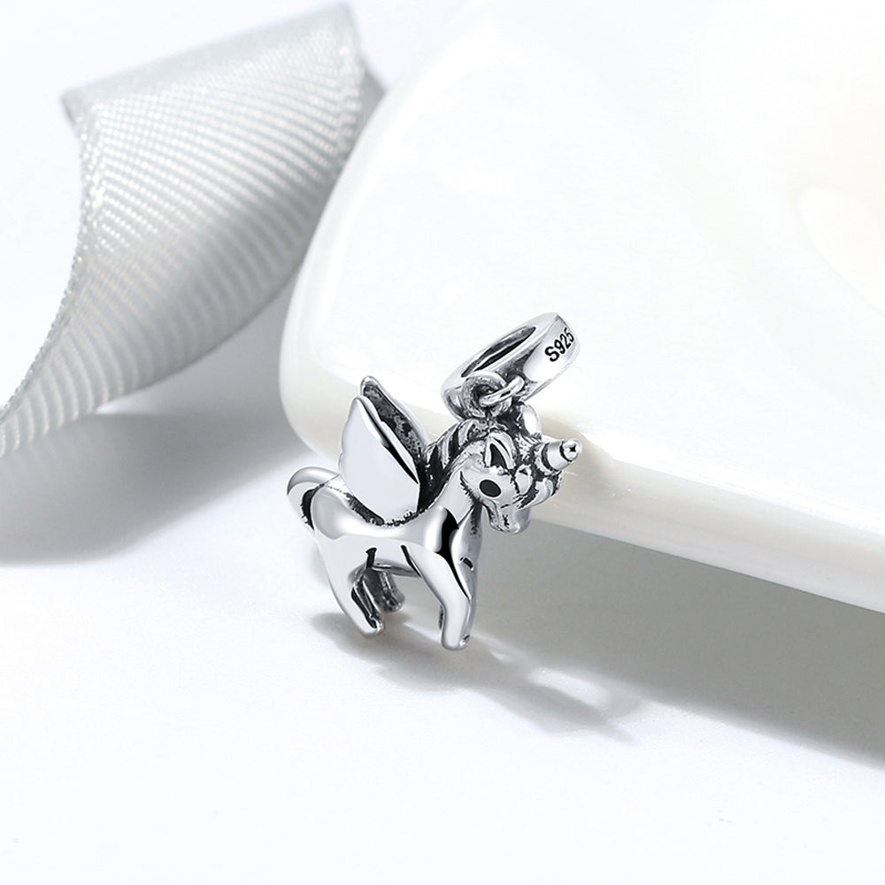 UnicornCharmEuropeanBeadSterlingSilverGingerLyneCollection_Silver-3