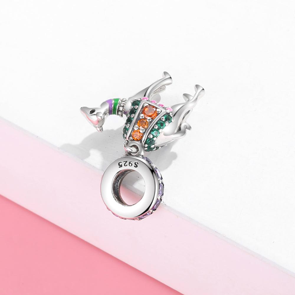CamelCharmEuropeanBeadMultiColorCzSterlingSilverGingerLyneCollection_Silver-2