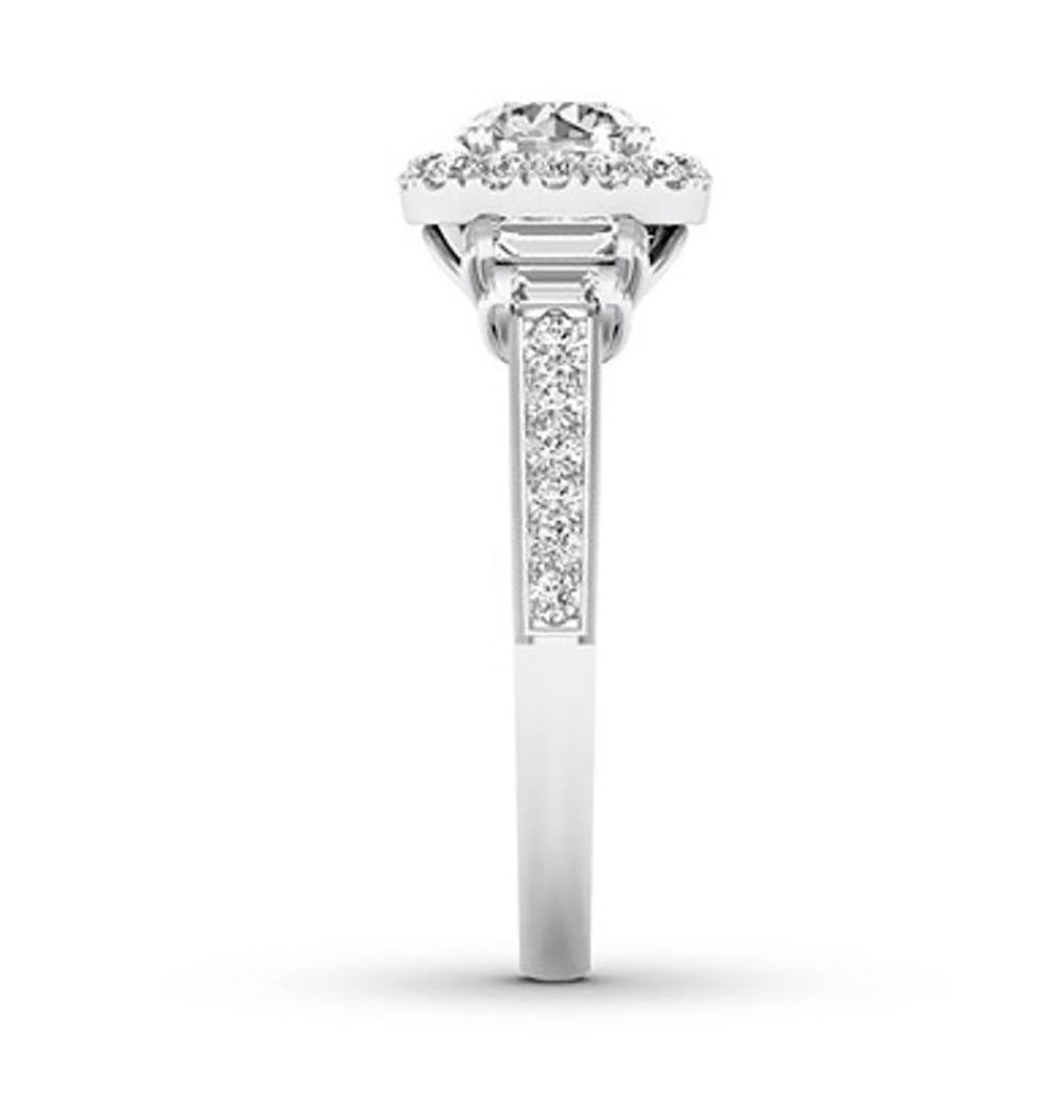 JulieannaWeddingRingSetforWomenSterlingSilverHaloEngagementCzBandGingerLyneCollection_Silver-4