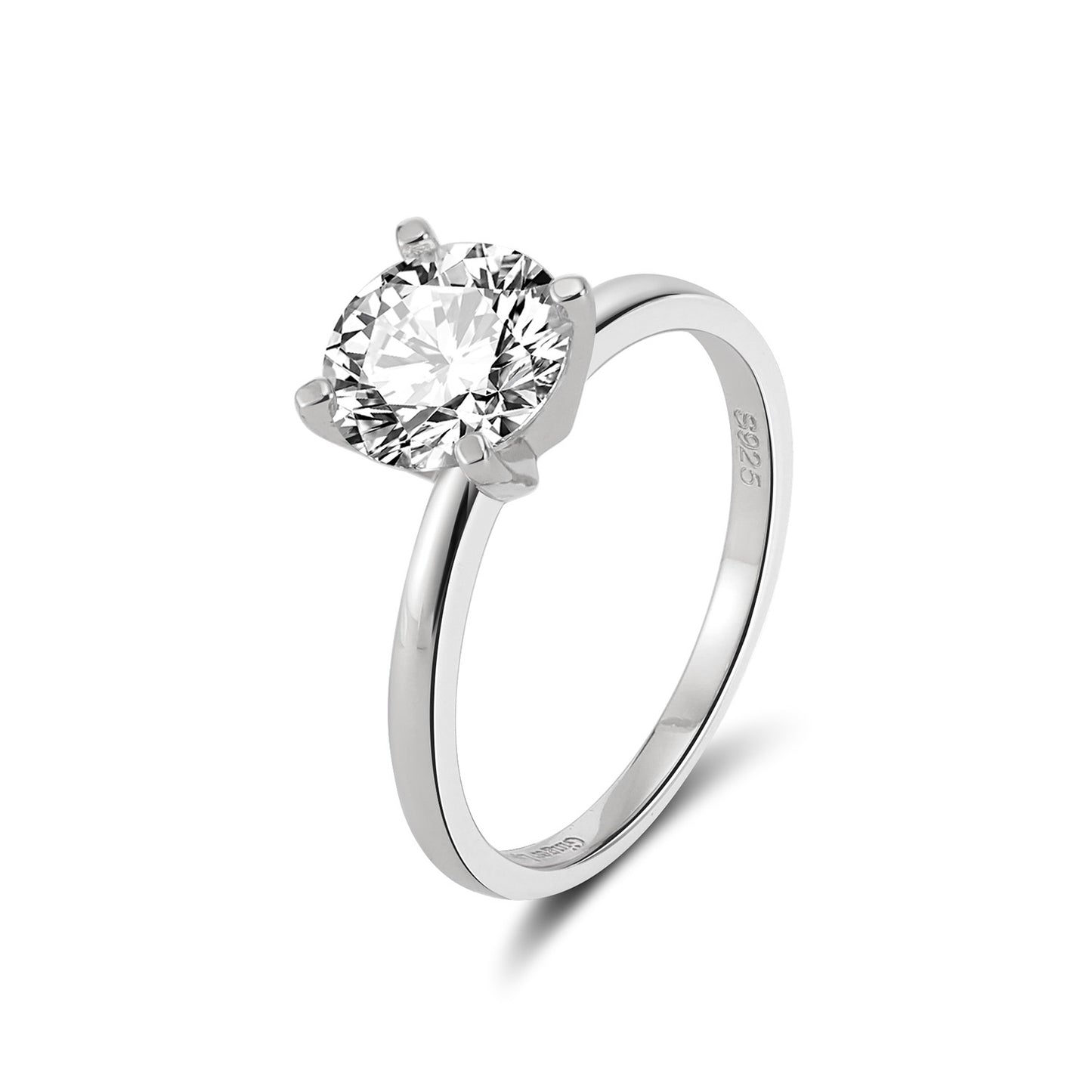 AmoreSolitaireEngagementRingforWomenMoissaniteSterlingSilverGingerLyneCollection_2CTSilver-1