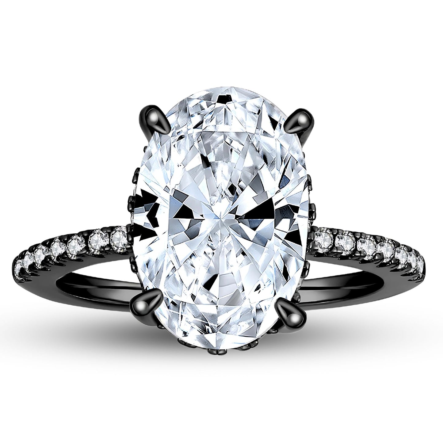 Solitaire3CtOvalEngagementRingforWomenSterlingSilverCZGingerLyneCollection_Black-1