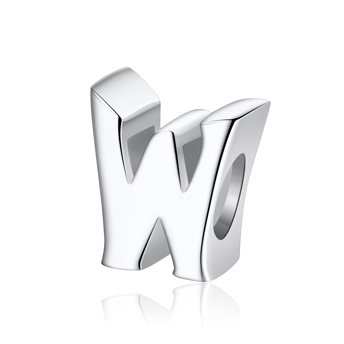 InitialLetterCharmsforWomenbyGingerLyne|ItalianStyleSingleBraceletCharmforher|SterlingSilverInitialAforCharmBracelet_W-1