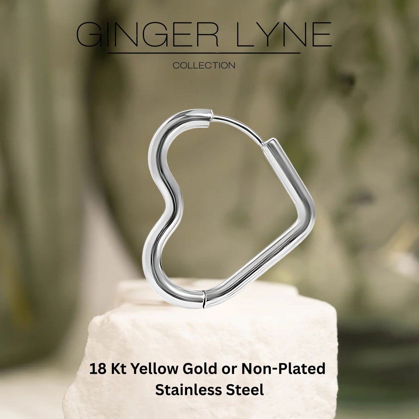 HeartHoopEarringsforWomenbyGingerLyneGoldStainlessSteelLightweightClassicEverydayStyle_Gold-7