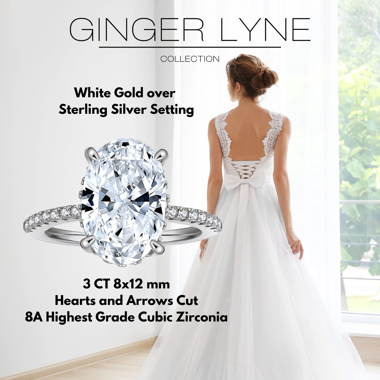 Solitaire3CtOvalEngagementRingforWomenSterlingSilverCZGingerLyneCollection_WGold-5