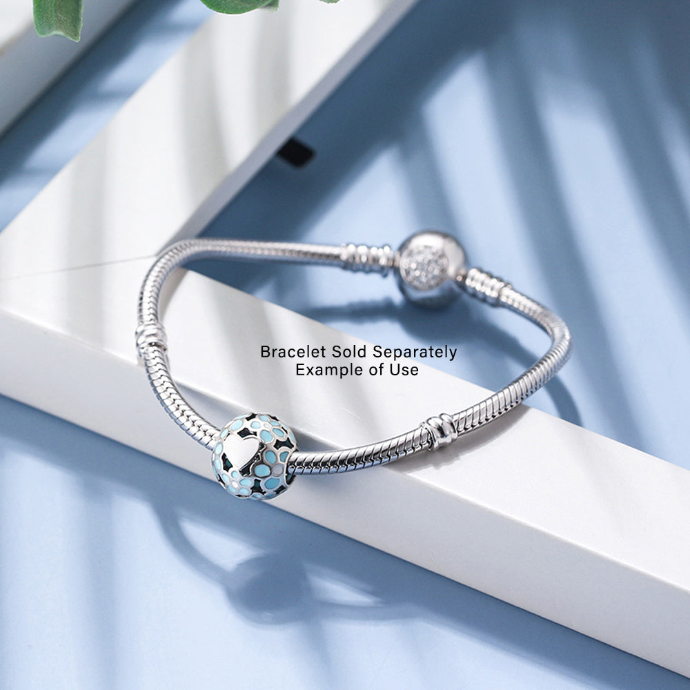 HeartCharmEuropeanBeadSterlingSilverBlueGingerLyneCollection_Blue-2