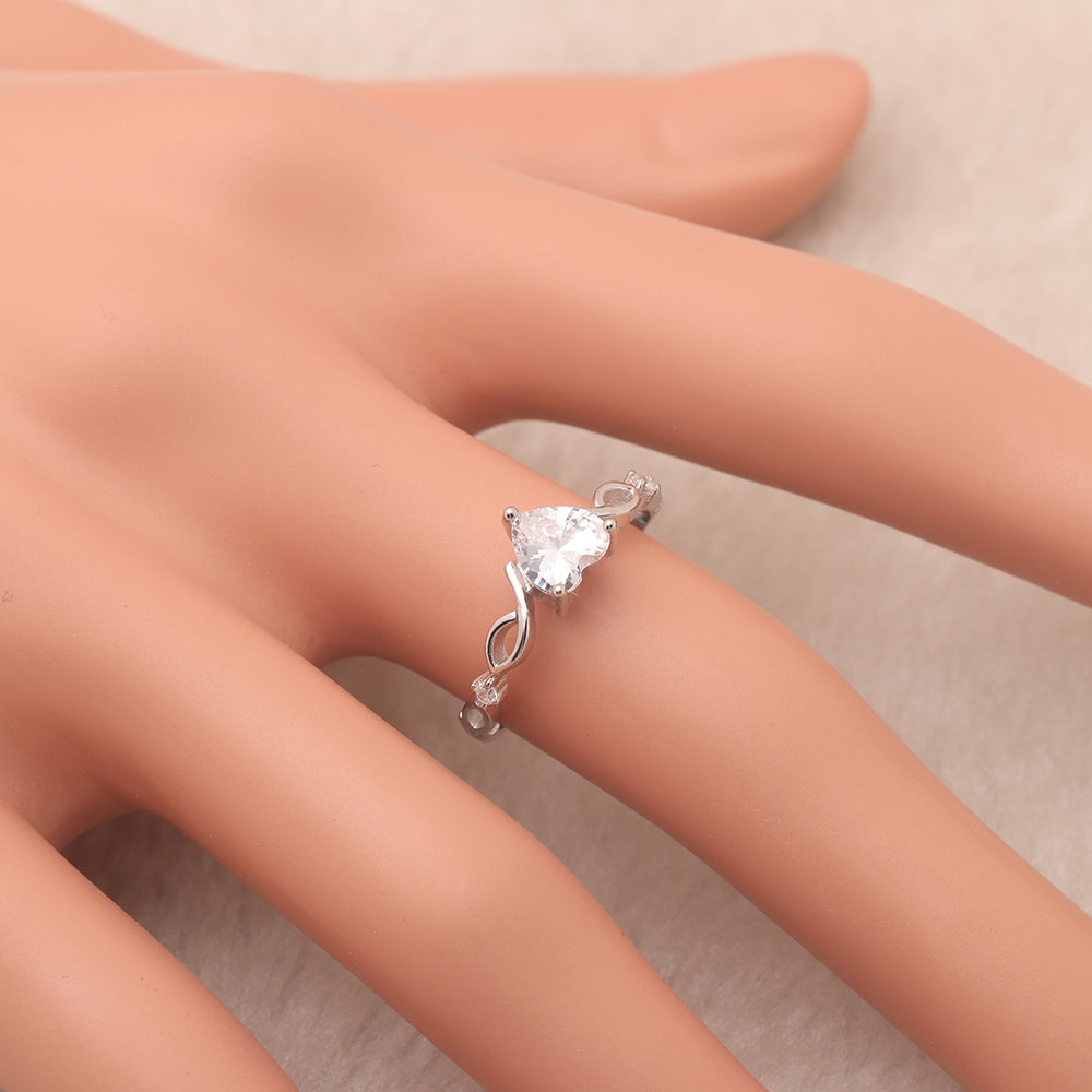 AllieEngagementRingforWomenbyGingerLyneCollectionCzHeartGoldSterlingSilver_Silver-5