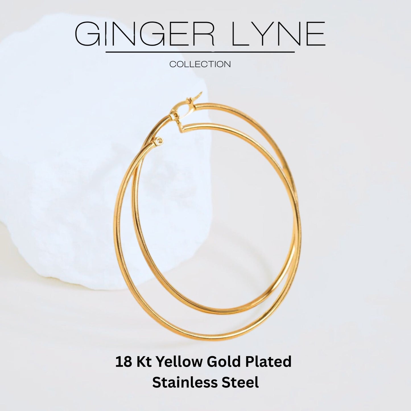 PlainLargeHoopEarringsforWomenGoldStainlessSteelGingerLyneCollection_Gold-3