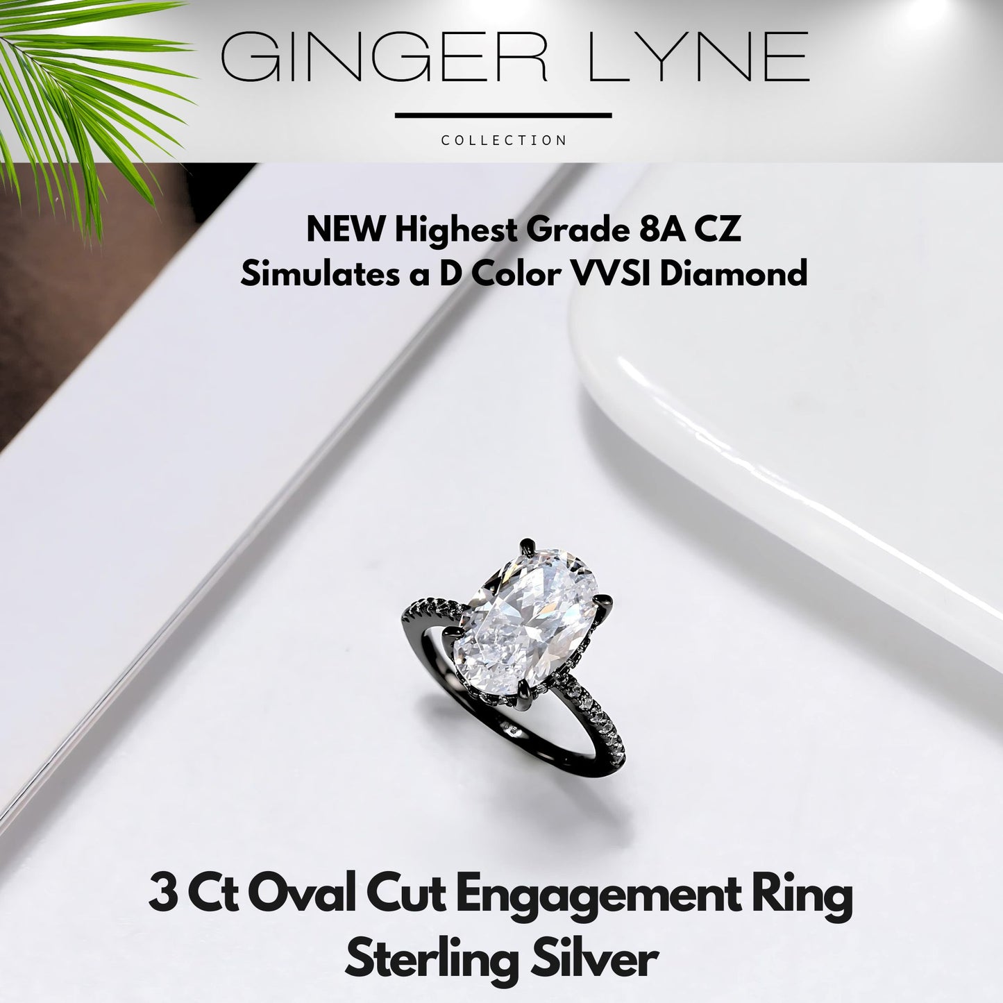 Solitaire3CtOvalEngagementRingforWomenSterlingSilverCZGingerLyneCollection_Black-3
