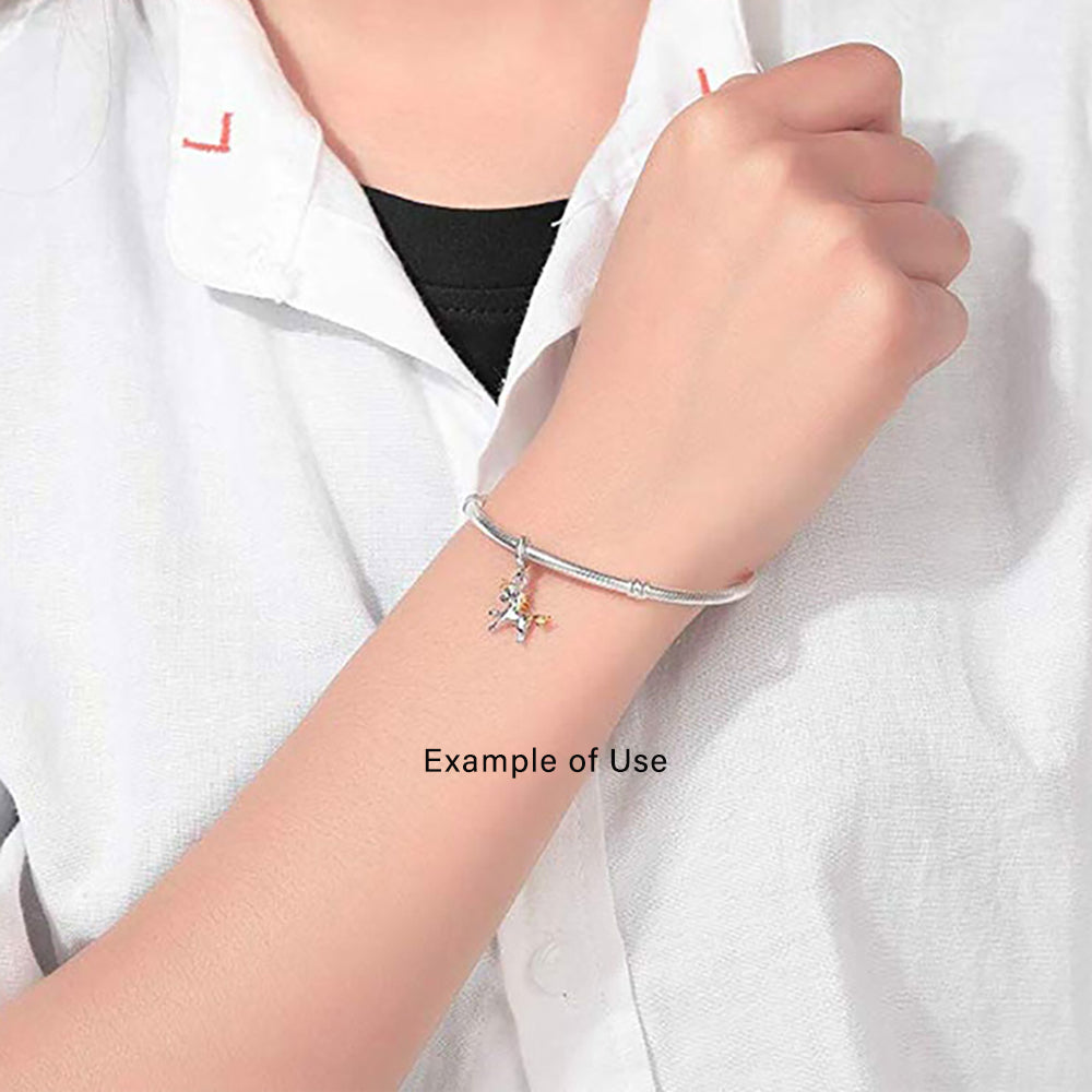 HorsePonyCharmforWomenEuropeanStyleGoldSterlingSilverGingerLyneCollection_Silver-4