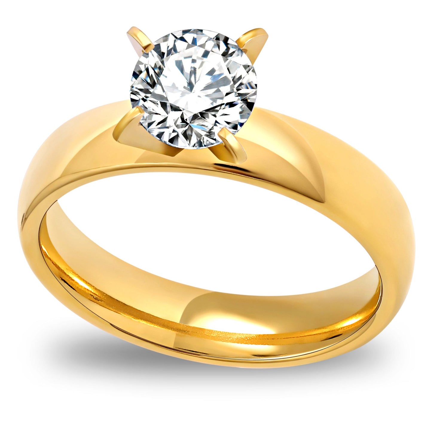 4mmGoldStainlessSteelWomenEngagementRingGingerLyneCollection_Gold-3