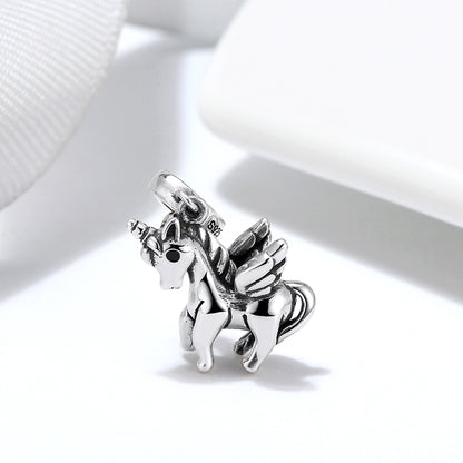 UnicornCharmEuropeanBeadSterlingSilverGingerLyneCollection_Silver-2