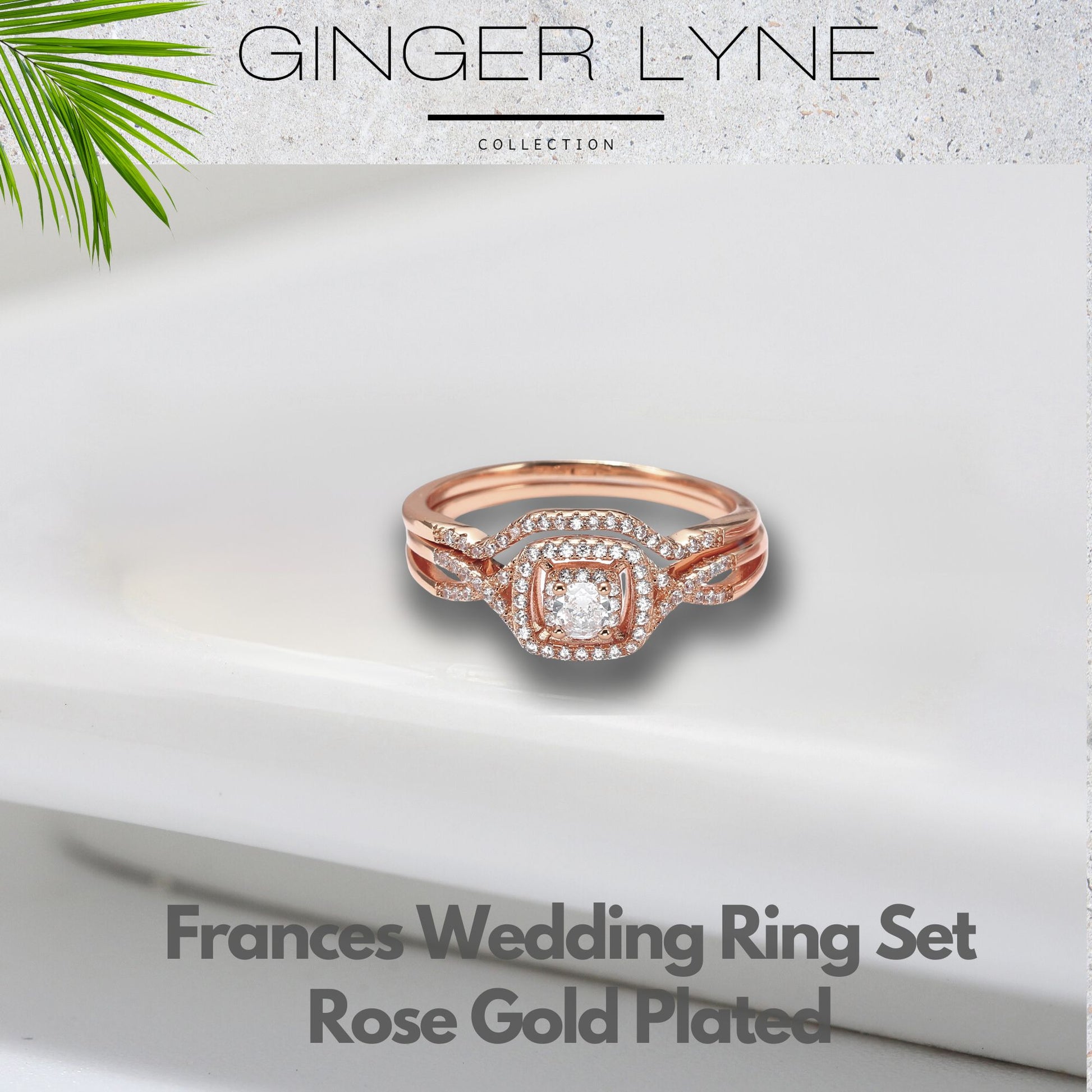 CZWeddingRingSetforWomenHaloEngagementRingWeddingBandGingerLyneCollection_RoseGoldPlated-3