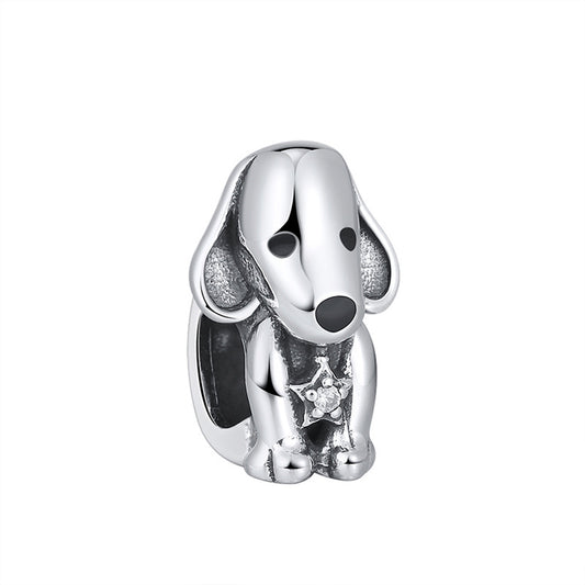 PuppyDogCharmEuropeanBeadCZSterlingSilverGingerLyneCollection_Silver-1