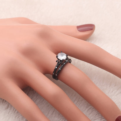 LanelleWeddingRingSetforWomenSterlingSilverEngagementRingMatchingBandbyGingerLyneCollection_Black-5