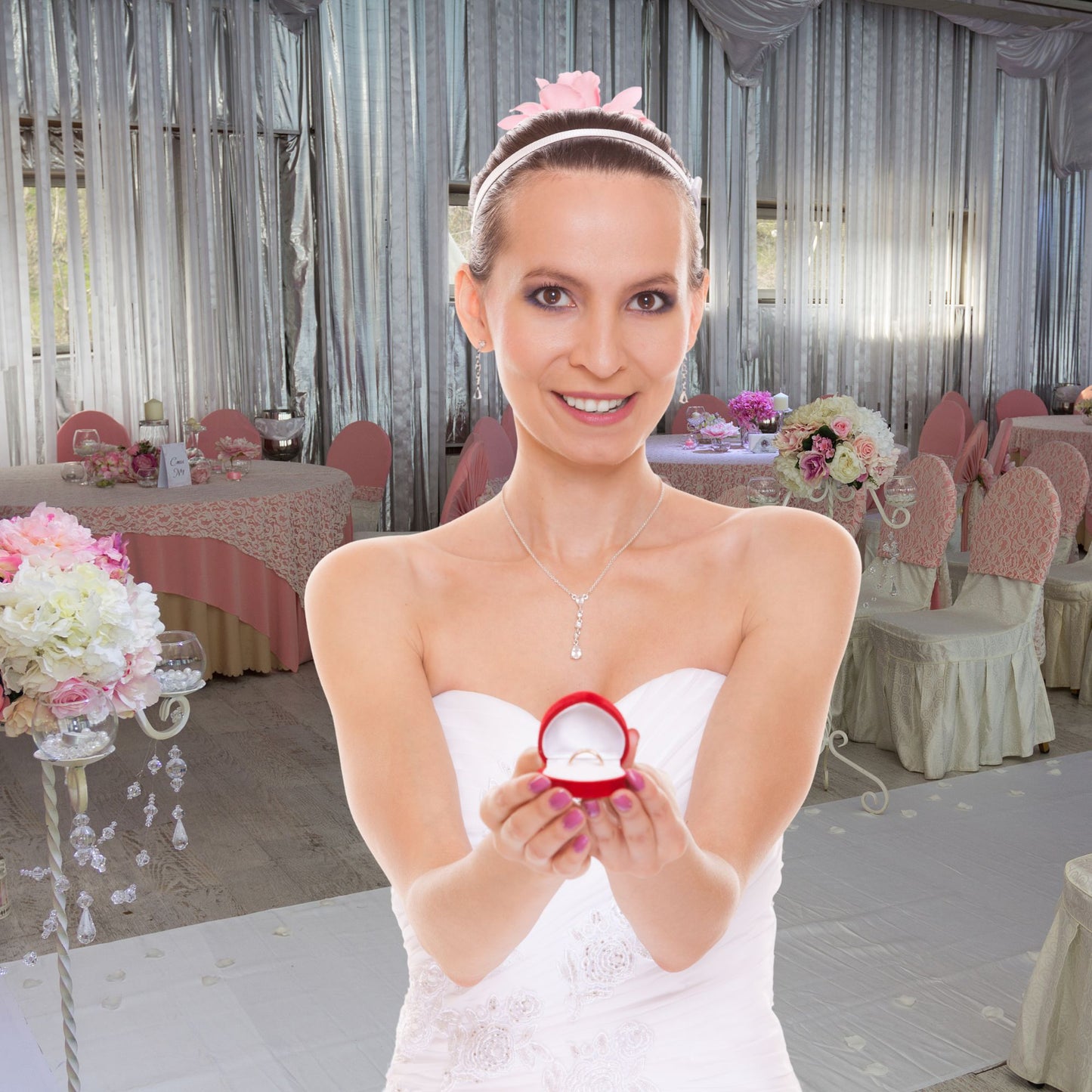 2mmWeddingBandforMenSterlingSilverRoseGoldRingforWomenGingerLyneCollection_Pink-5