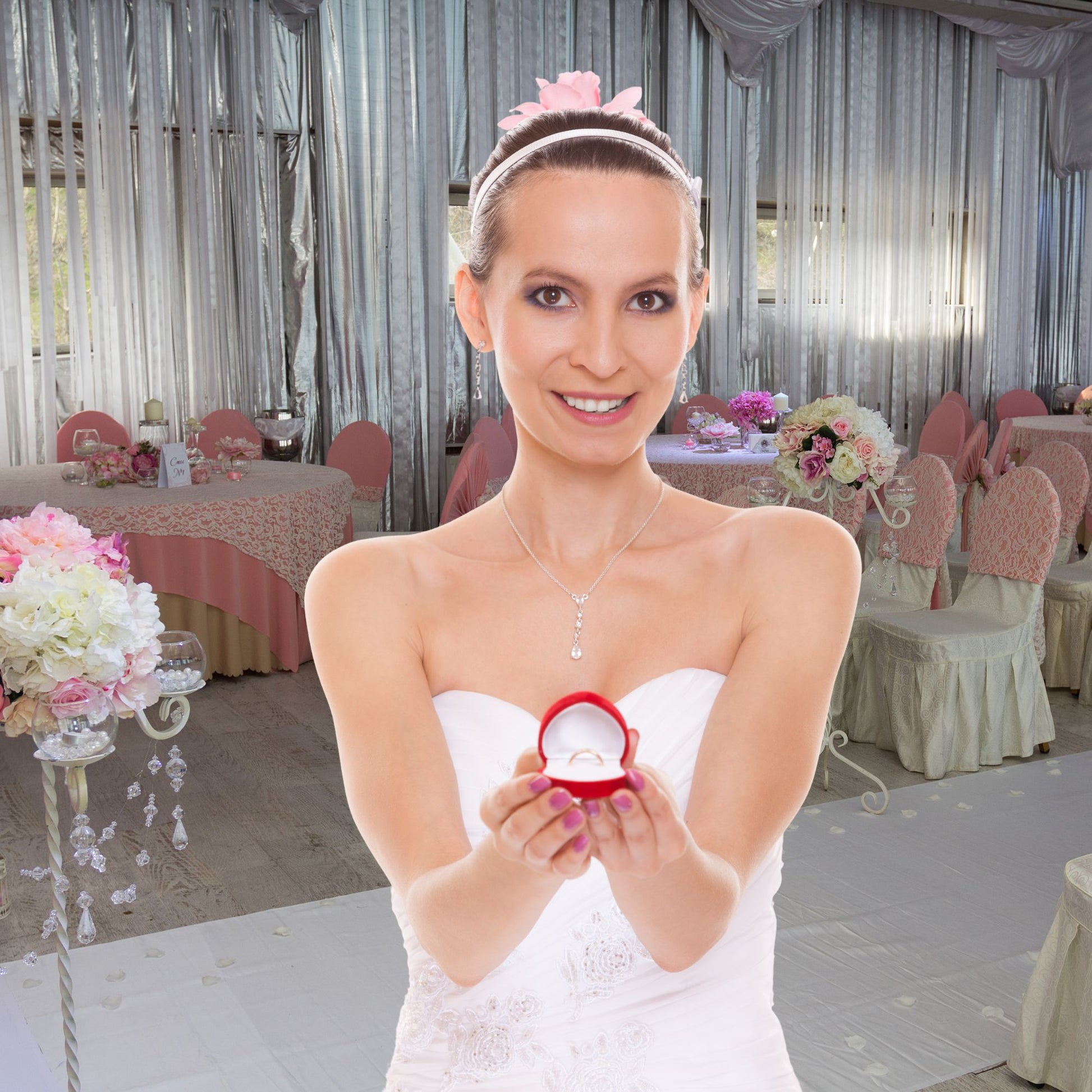 2mmWeddingBandforMenSterlingSilverRoseGoldRingforWomenGingerLyneCollection_Pink-5