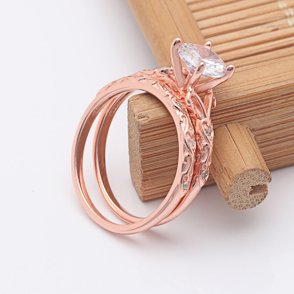 LanelleWeddingRingSetforWomenSterlingSilverEngagementRingMatchingBandbyGingerLyneCollection_RoseGold-4