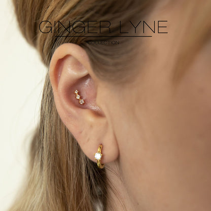 GraduatedCZFlatBackEarringsforWomenSterlingSilverCartilageHelixUpperLobeBodyPiercingStudsGingerLyne_Gold-4