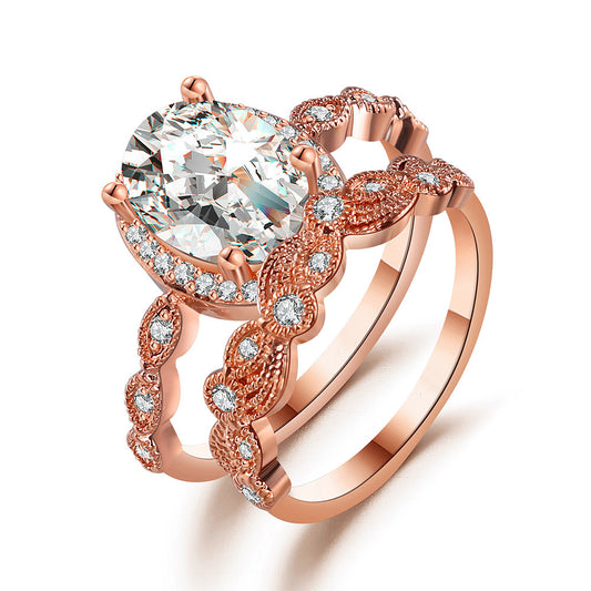 AmaraWeddingRingSetforWomenRoseGoldPlatedEngagementRingWeddingBandCubicZirconiabyGingerLyne_RoseGold-1