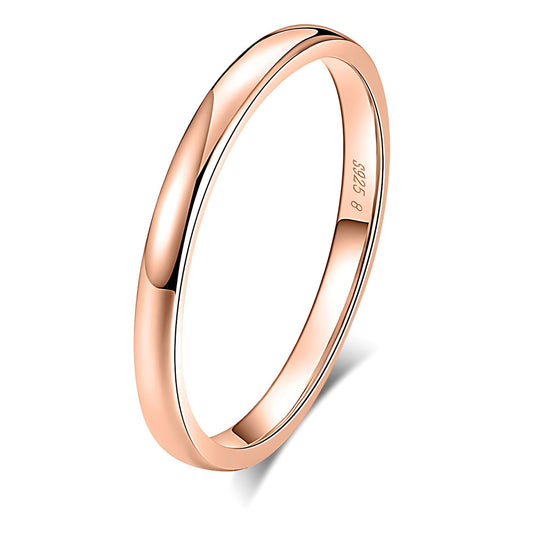 2mmWeddingBandforMenSterlingSilverRoseGoldRingforWomenGingerLyneCollection_Pink-1