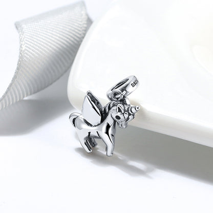 UnicornCharmEuropeanBeadSterlingSilverGingerLyneCollection_Silver-3