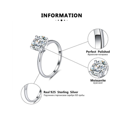 AmoreSolitaireEngagementRingforWomenMoissaniteSterlingSilverGingerLyneCollection_3CTSilver-5