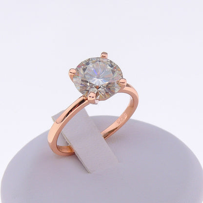AmoreSolitaireEngagementRingforWomenMoissaniteSterlingSilverGingerLyneCollection_3CTRoseoverSilver-3