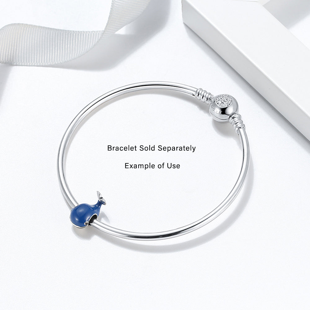 BlueWhaleCharmEuropeanBeadSterlingSilverGingerLyneCollection_Blue-3