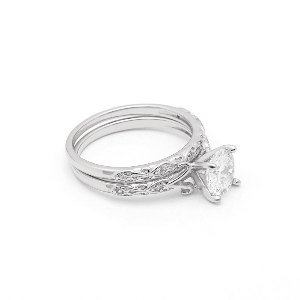 LanelleWeddingRingSetforWomenSterlingSilverEngagementRingMatchingBandbyGingerLyneCollection_Silver-3