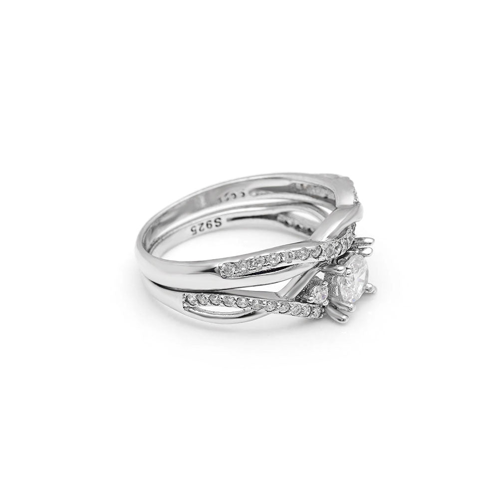 ContessaWeddingRingSetforWomenSterlingSilverEngagementRingCzBandGingerLyneCollection_Silver-4
