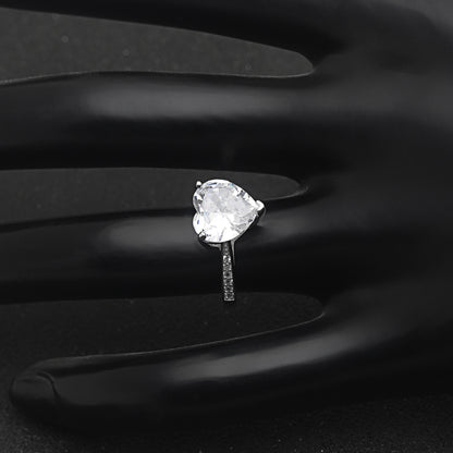 LacieHeartEngagementRingSterlingSilverClearCzWomenGingerLyneCollection_Silver-3