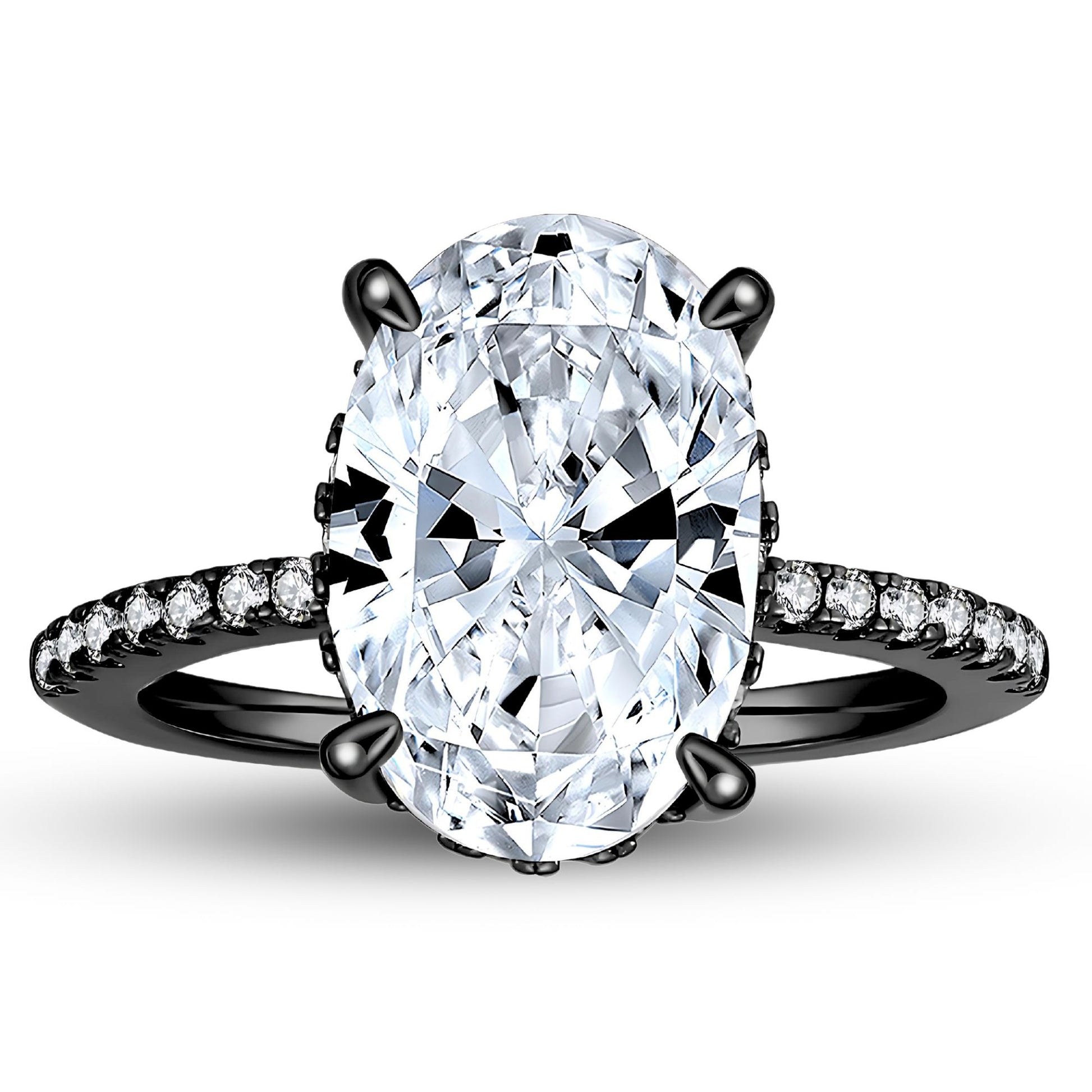 Solitaire3CtOvalEngagementRingforWomenSterlingSilverCZGingerLyneCollection_Black-1