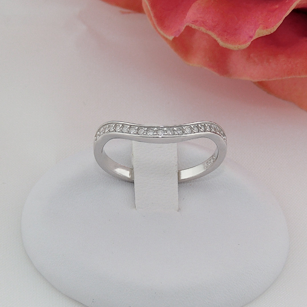 JulieannaWeddingRingSetforWomenSterlingSilverHaloEngagementCzBandGingerLyneCollection_Silver-7